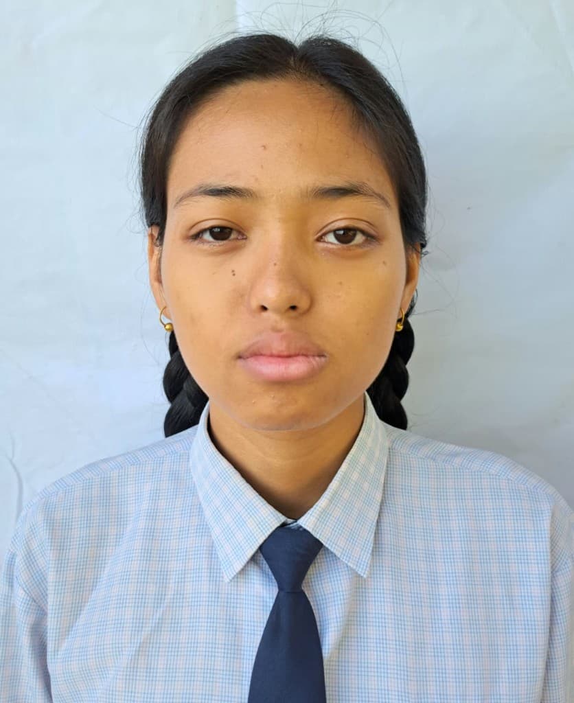 Manshi Biswakarma, Class XII Science topper, Radiant Star Education Centre